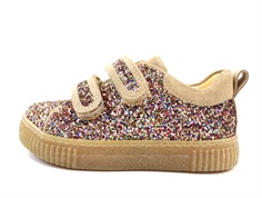 Angulus multi glitter sand shoes
